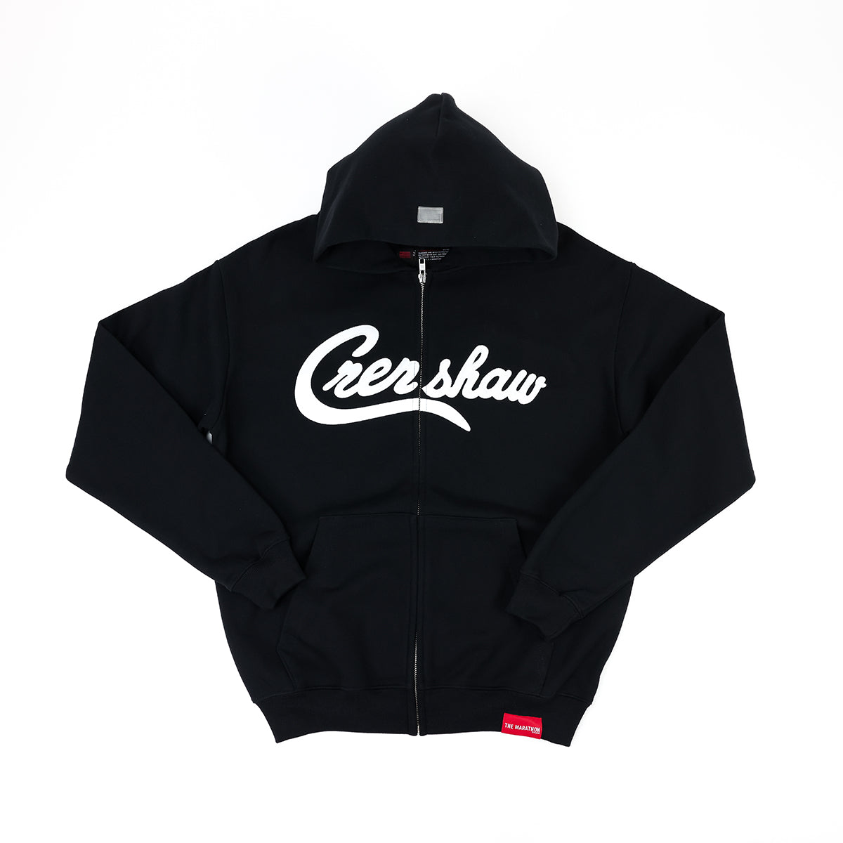 Crenshaw Zip-Up Sweatshirt - Black/White