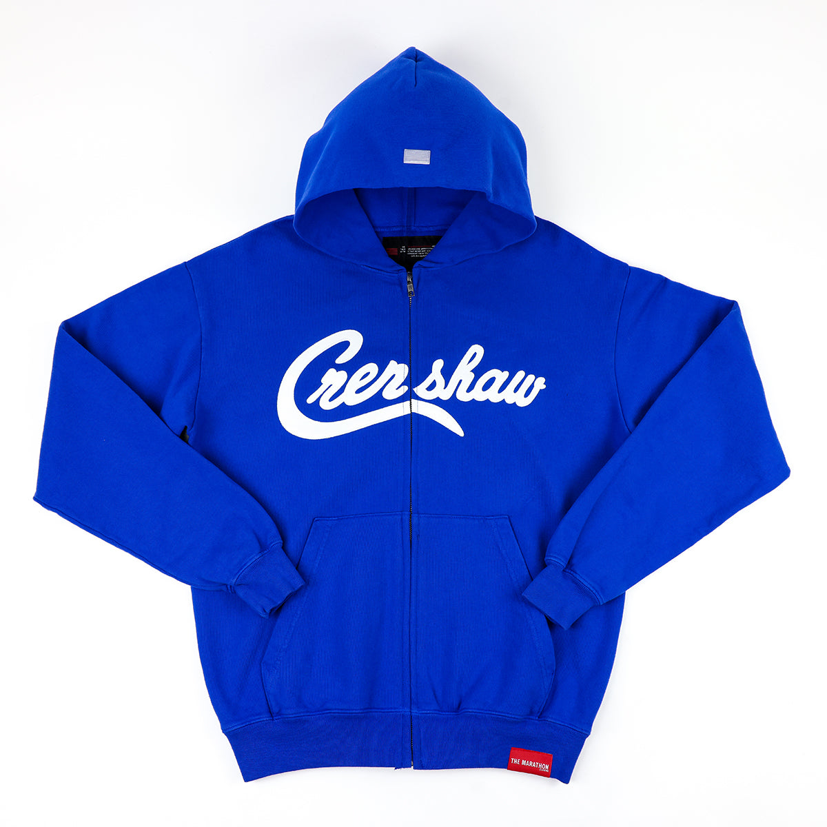 Crenshaw Zip-Up Sweatshirt - Royal/White