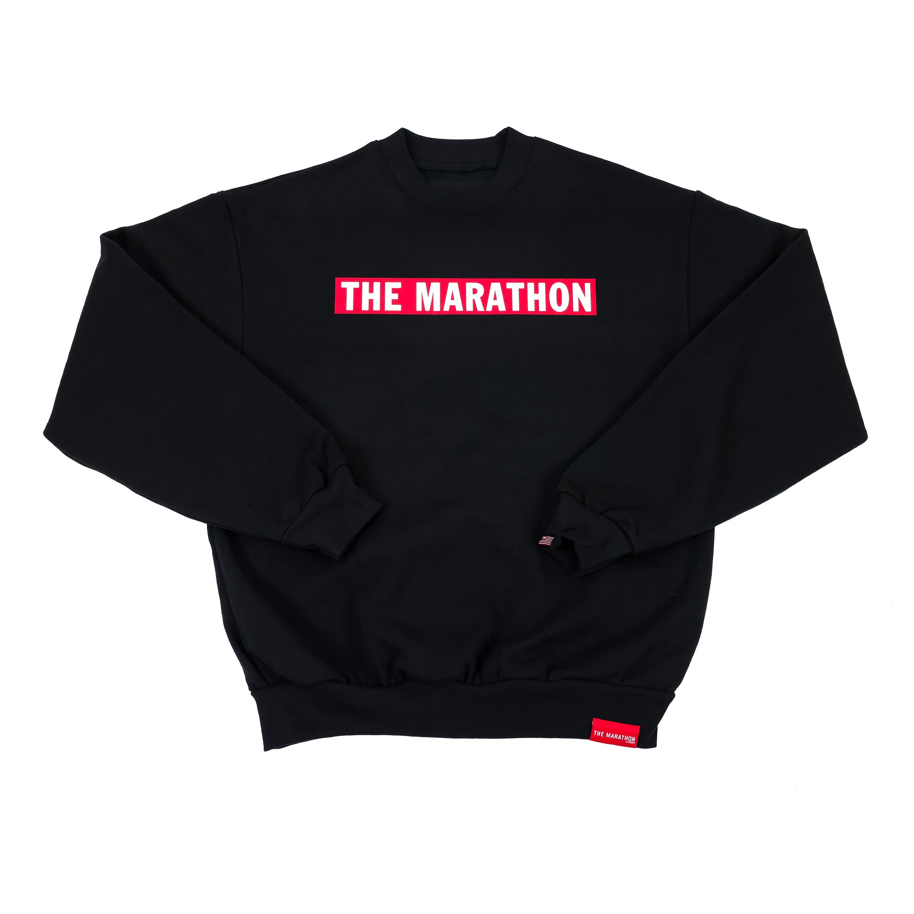 Limited Edition Marathon Bar Crewneck - Black