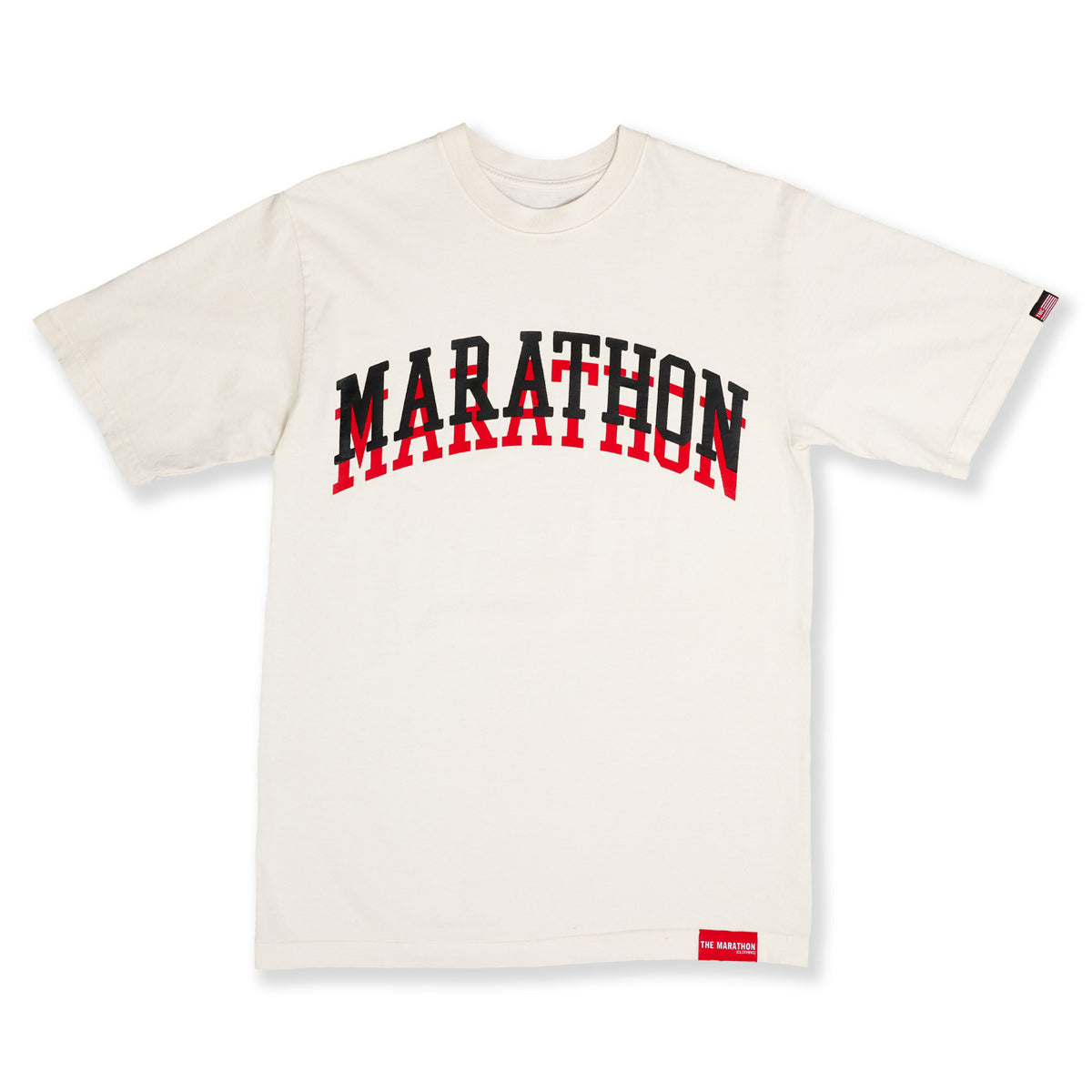 Marathon Double Arch T-Shirt - Bone