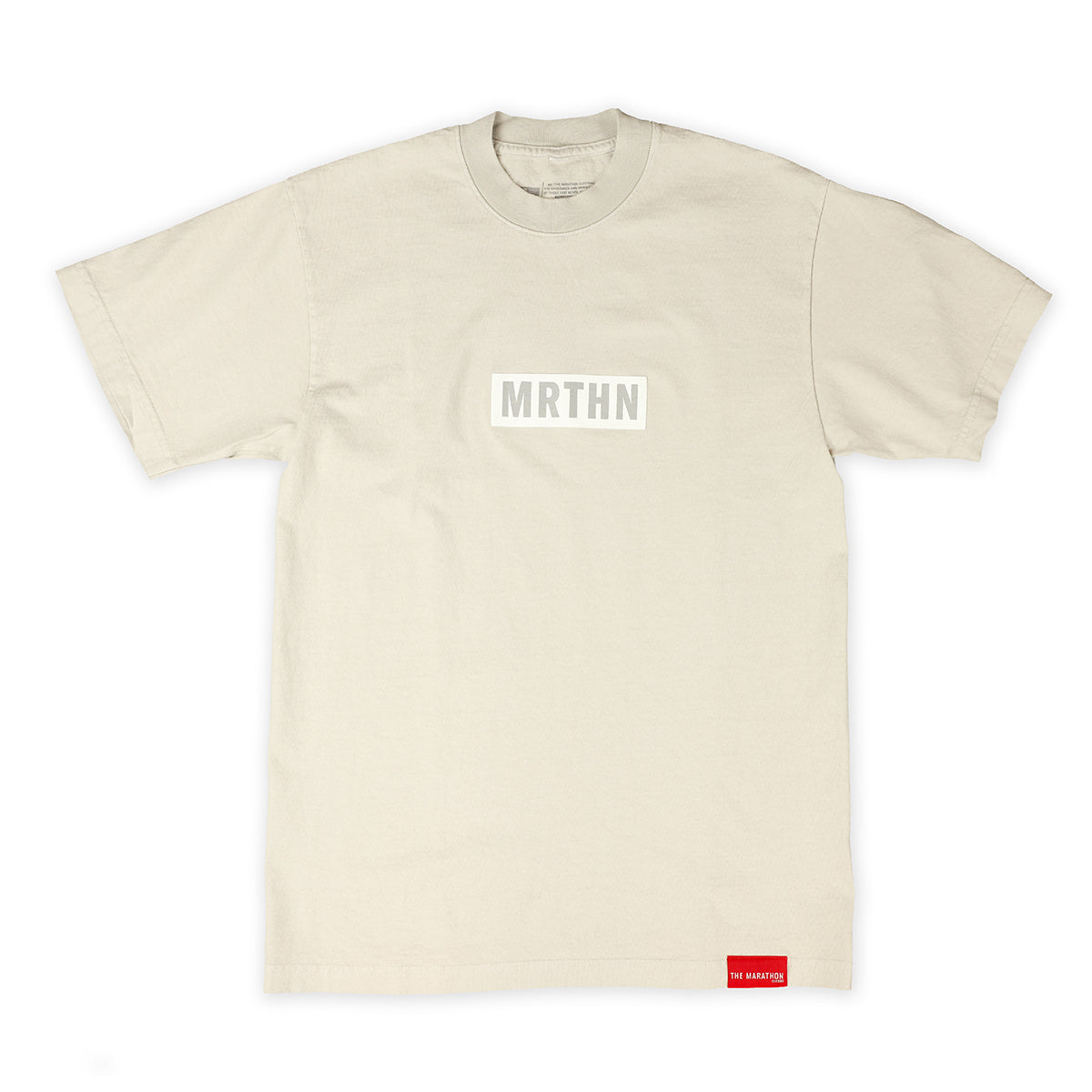 MRTHN T-shirt - Heather Grey/White