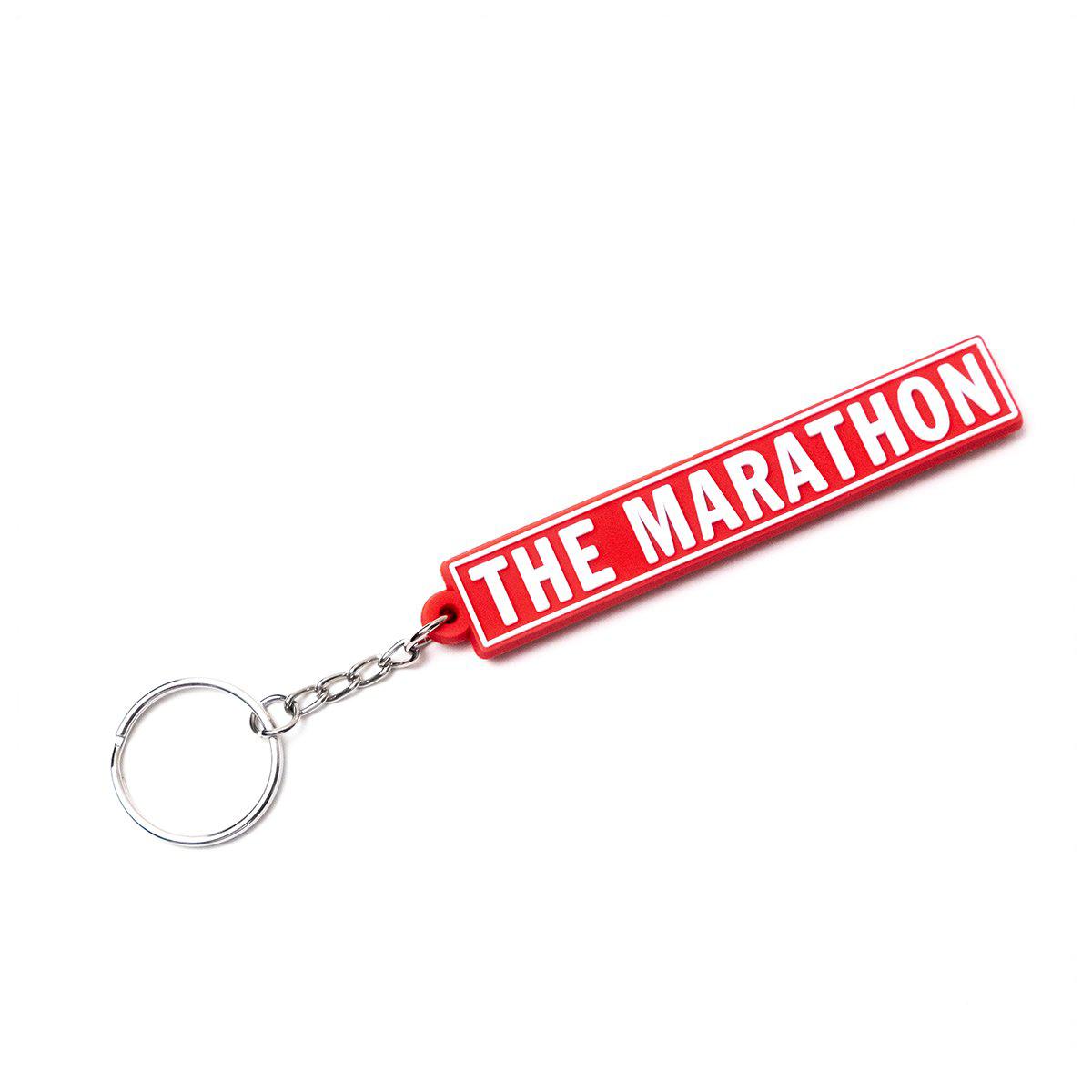 The Marathon Bar Rubber Keychain