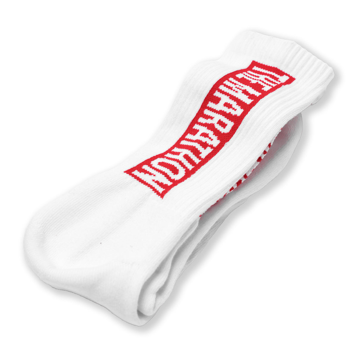 Marathon Bar Sock - White/Red