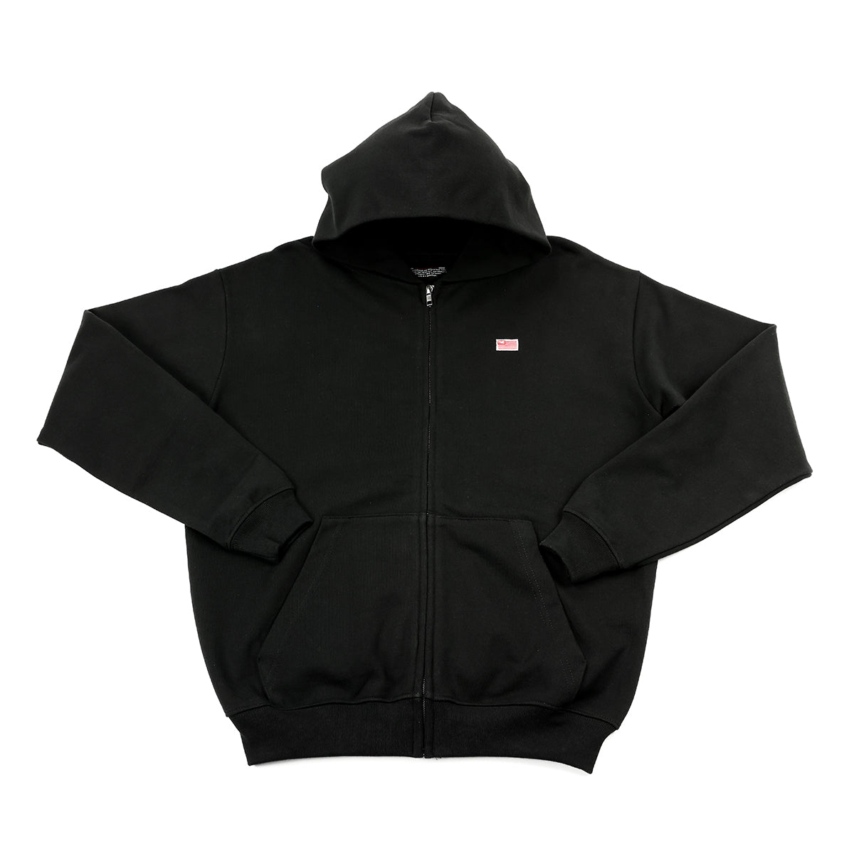 TMC Flag Zip-Up Sweatshirt - Black