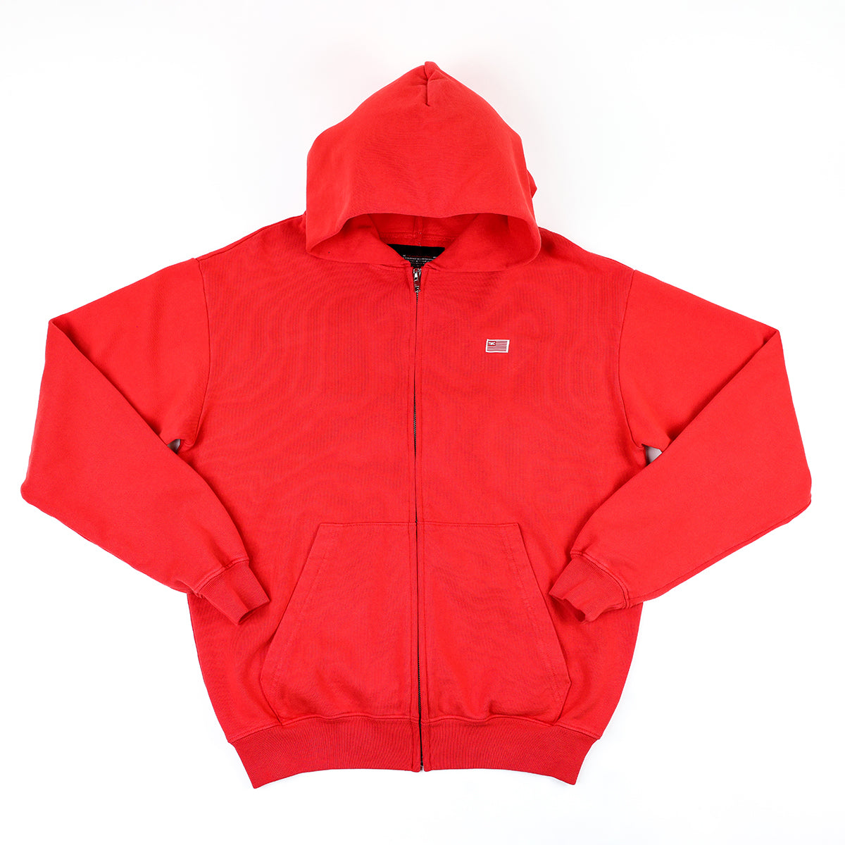 TMC Flag Zip-Up Sweatshirt - Red