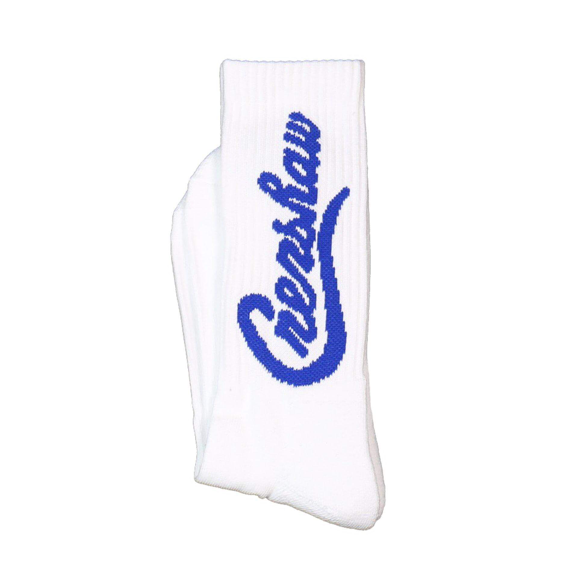 Crenshaw Socks - White/Royal